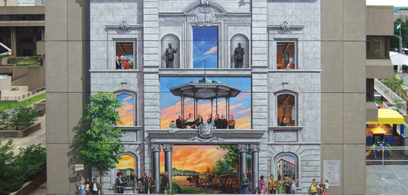 Fresque BMO de la capitale nationale du Québec