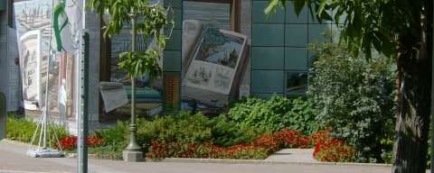 Fresque de la bibliothèque Lauréat-Vallière