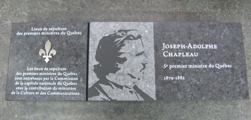 plaque joseph adolphe chapleau